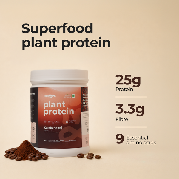 Kerala Kappi | 25g CLEAN Plant Protein | 3.3g Fiber | 500g