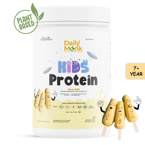 Kesar kulfi protein by Daily Monk – Indian-inspired plant protein flavor