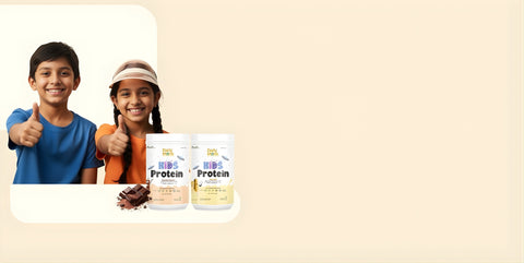 Kids protein online India by Daily Monk for child wellness