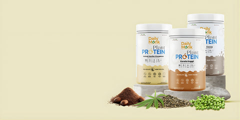 Buy plant-based protein from Daily Monk for balanced nutrition