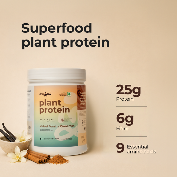Velvet Vanilla Cinnamon | 25g CLEAN Plant Protein | 6g Fibre | 500g