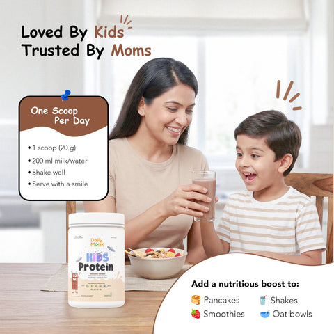 Protein for kids India – Daily Monk natural and safe supplement