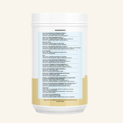 Plant protein - Velvet Vanilla Cinnamon